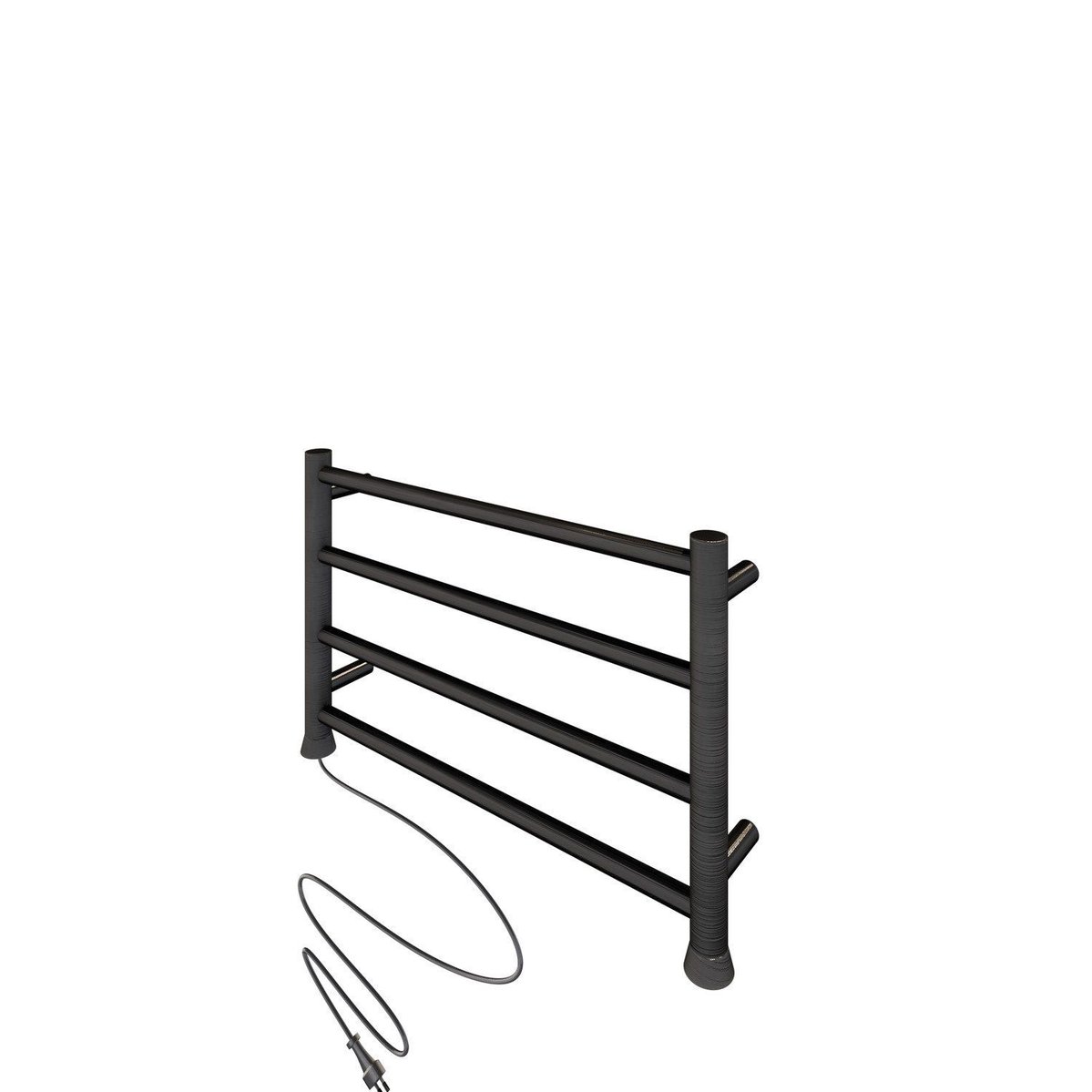 Toalheiro Aquecido Round Bivolt E Bilateral Thermo Grafite Escovado