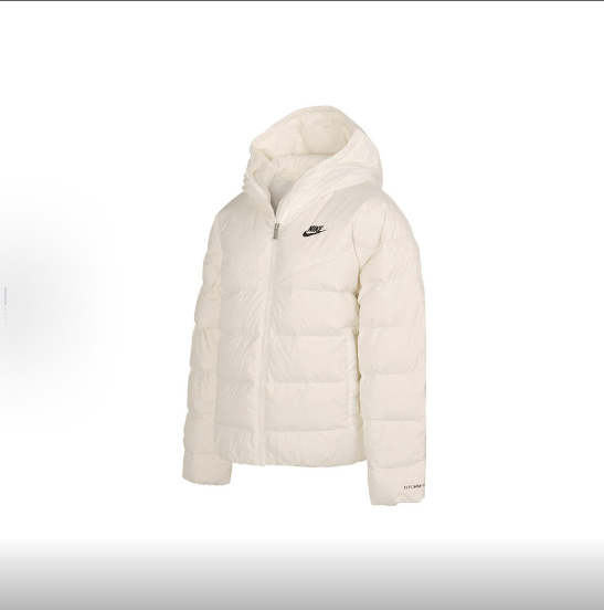 Jaqueta Nike Sportswear Com Capuz, À Prova De Vento, Quente, Acolchoada, Feminina