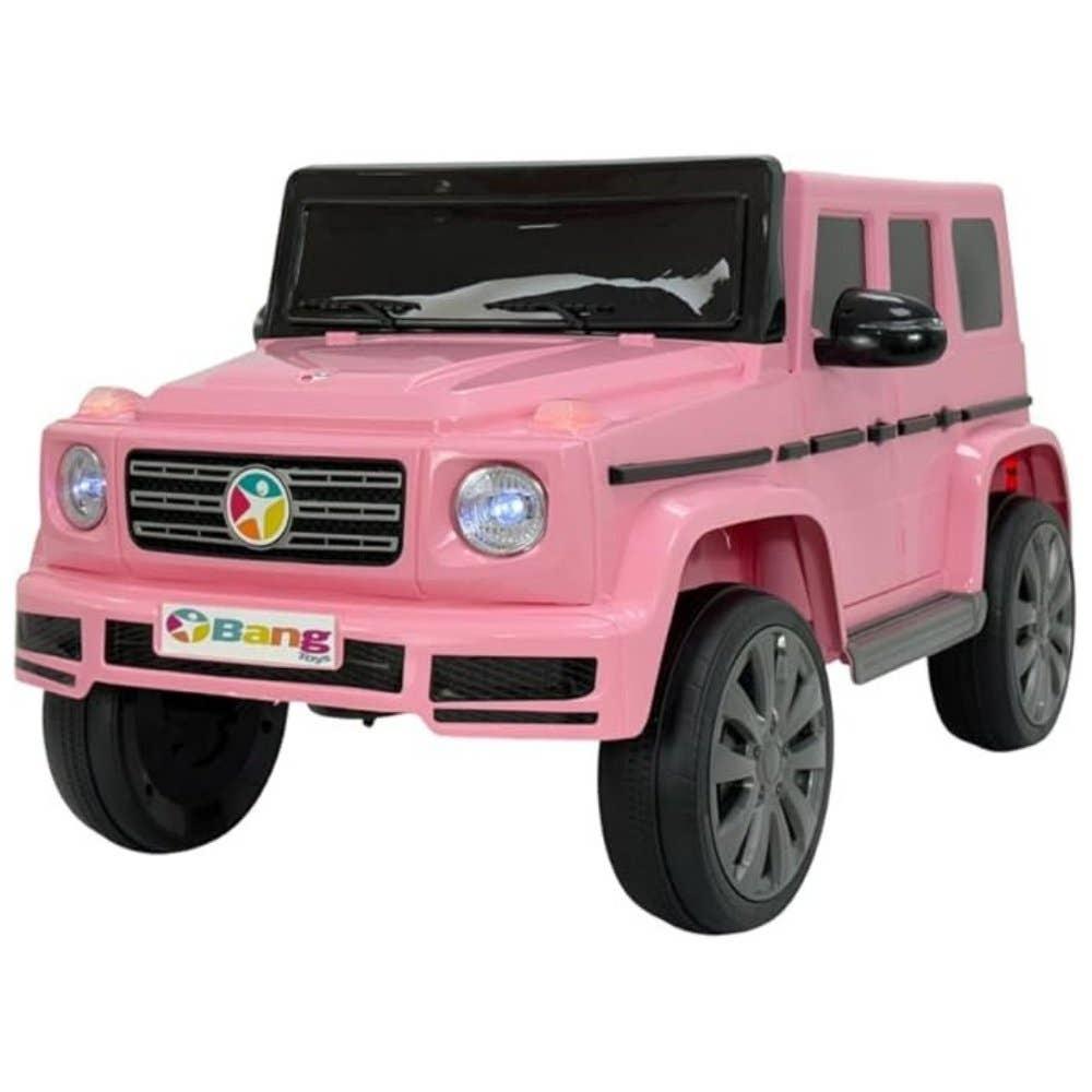 Carro Elétrico Infantil 12v Urban Kid Cruiser Rosa Bang Toys-rosa
