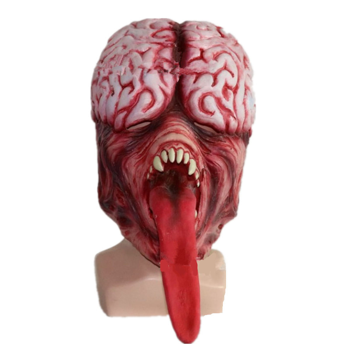 Mask Latex Headgear Licker Resident Evil Cosplay Party