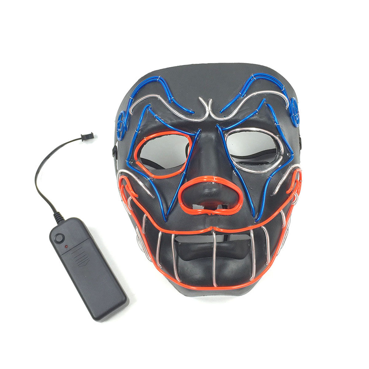 Máscara Cold Light Led Luminous Cosplay Masquerade Party