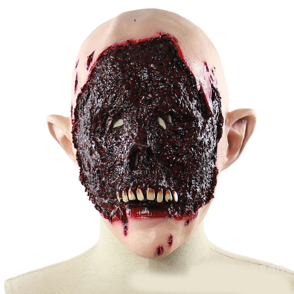Máscara Rotten Brain Walker Latex Face Halloween