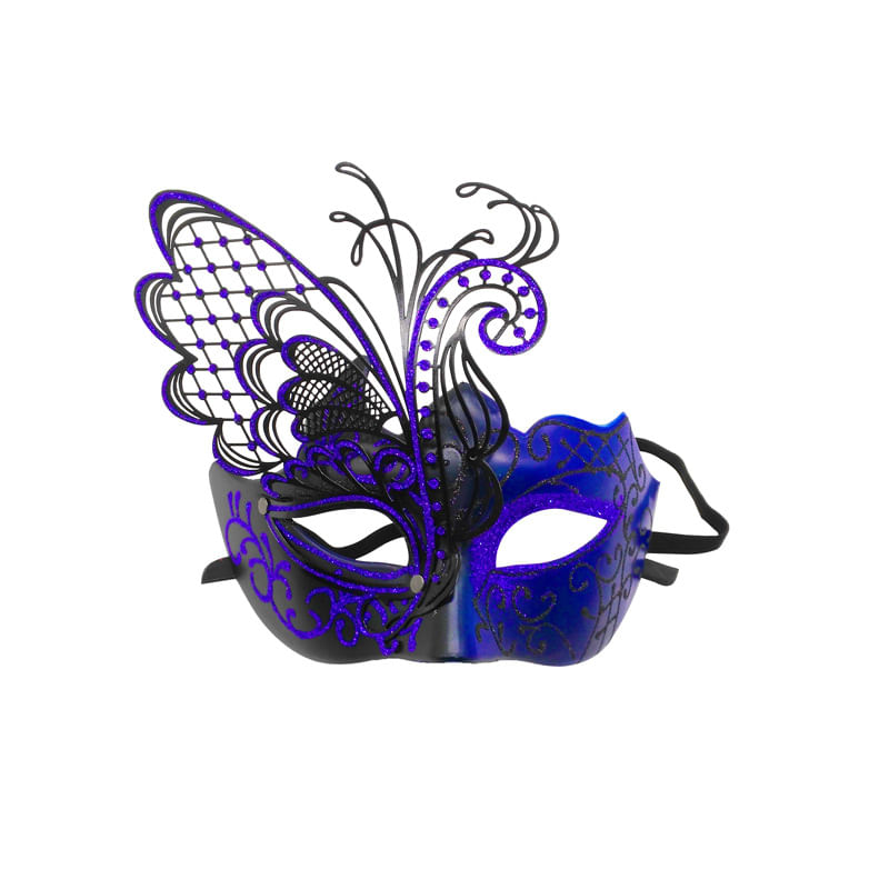 Máscara Luxury Party Cosplay Metal Overhead Cover Halloween