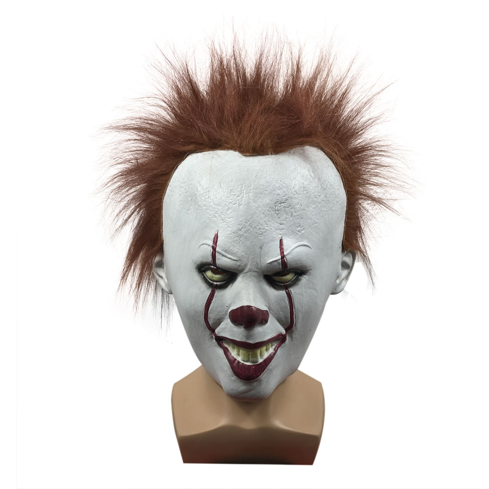 Máscara De Cosplay It Pennywises Horror Clown Latex Overhead