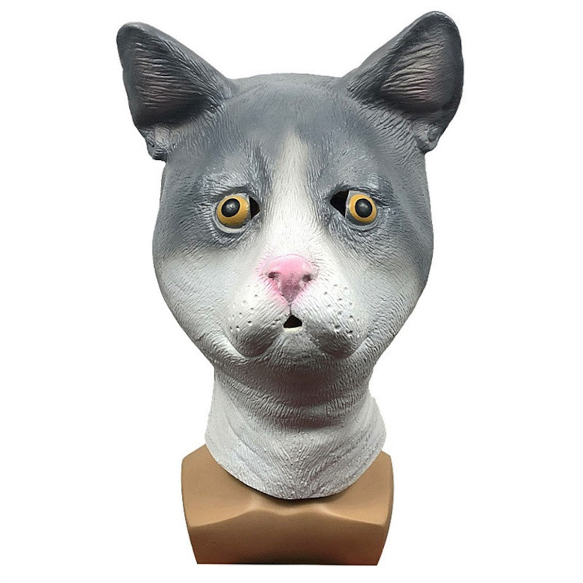 Mask Lovely Cat Headgear Latex Face Cosplay Traje De Cosplay