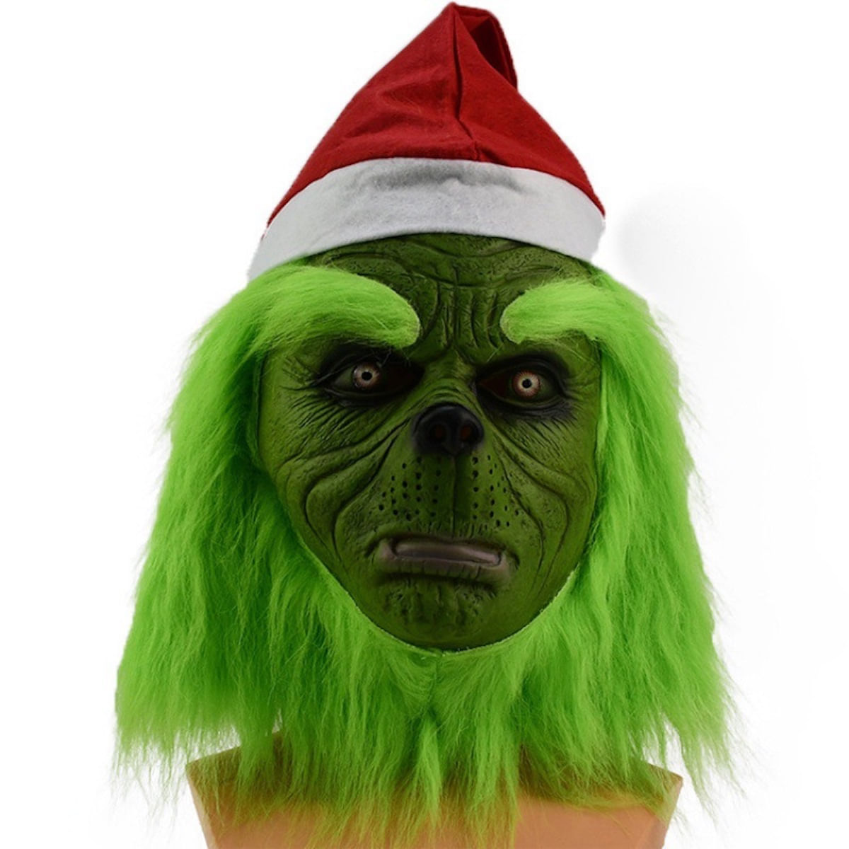 Máscara De Cosplay Grinch Halloween Carnival Easter Latex Tamanho Único