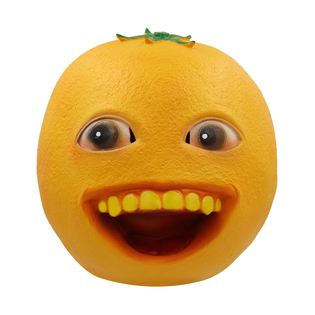 Mask Annoying Orange Cosplay Halloween Latex Headgear