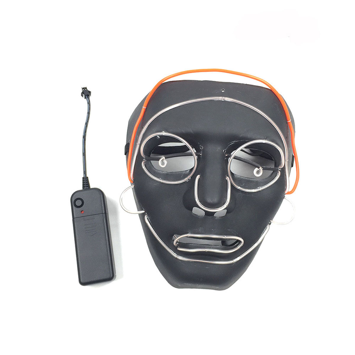 Mask Cold Light Glow Cosplay Tema De Desenho Animado De Rick E Morty