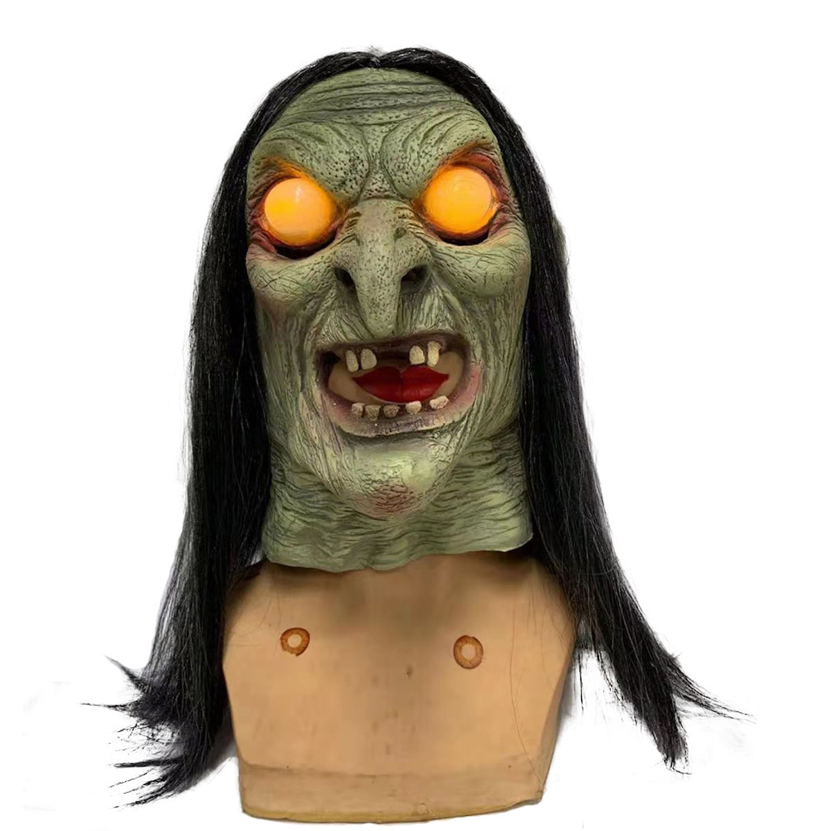 Máscara De Fantasia De Cosplay Halloween Horror Witch Glowing Will