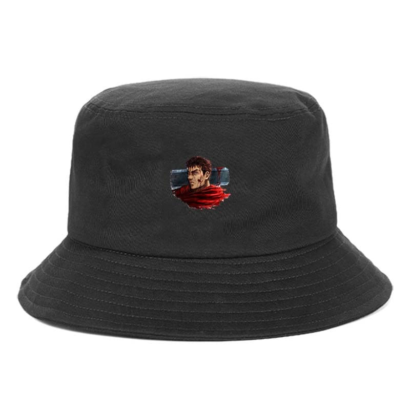 Proteção Solar Bucket Hat Berserk Anime Para Adultos
