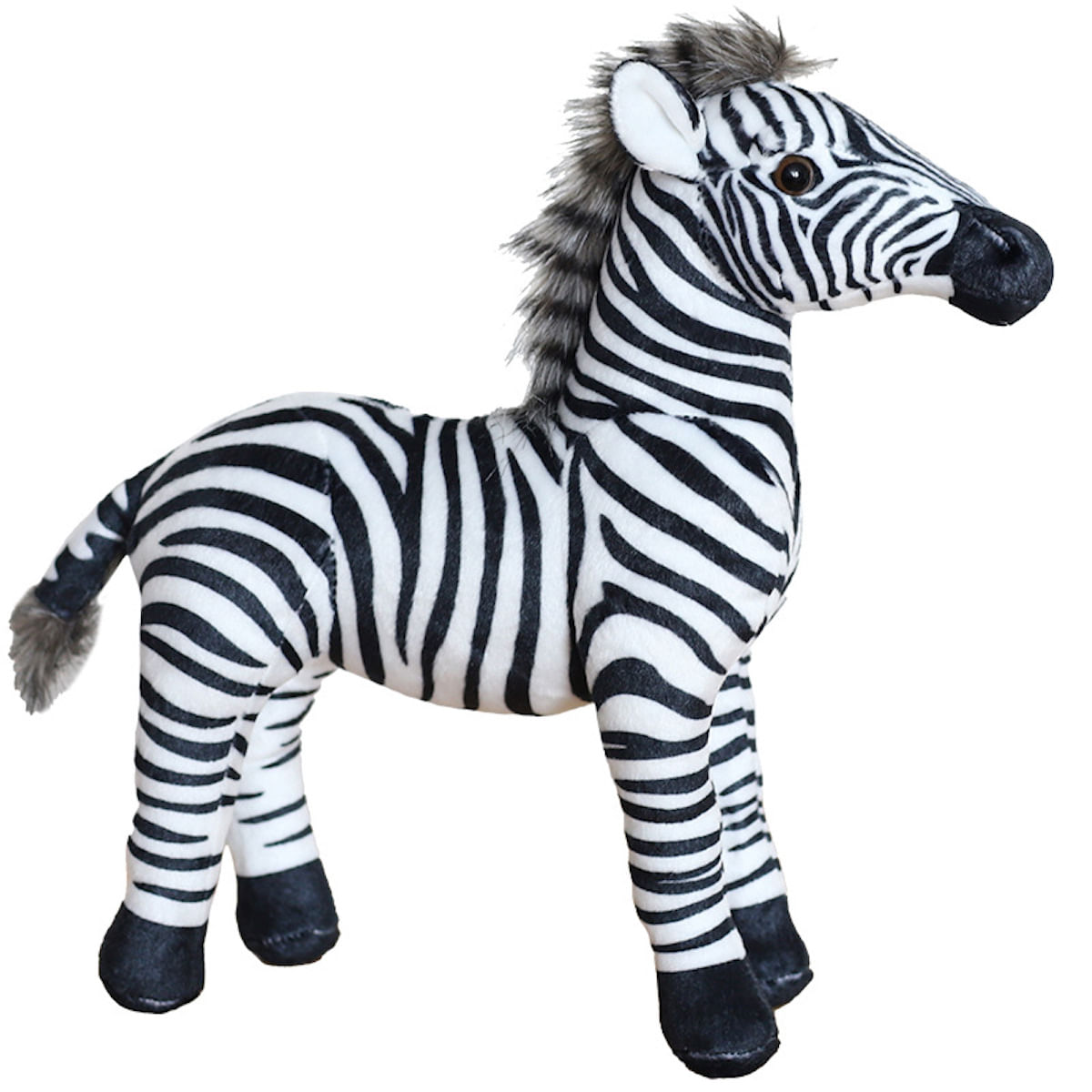 Boneca De Brinquedo De Pelúcia Zebra 25cm Para Crianças