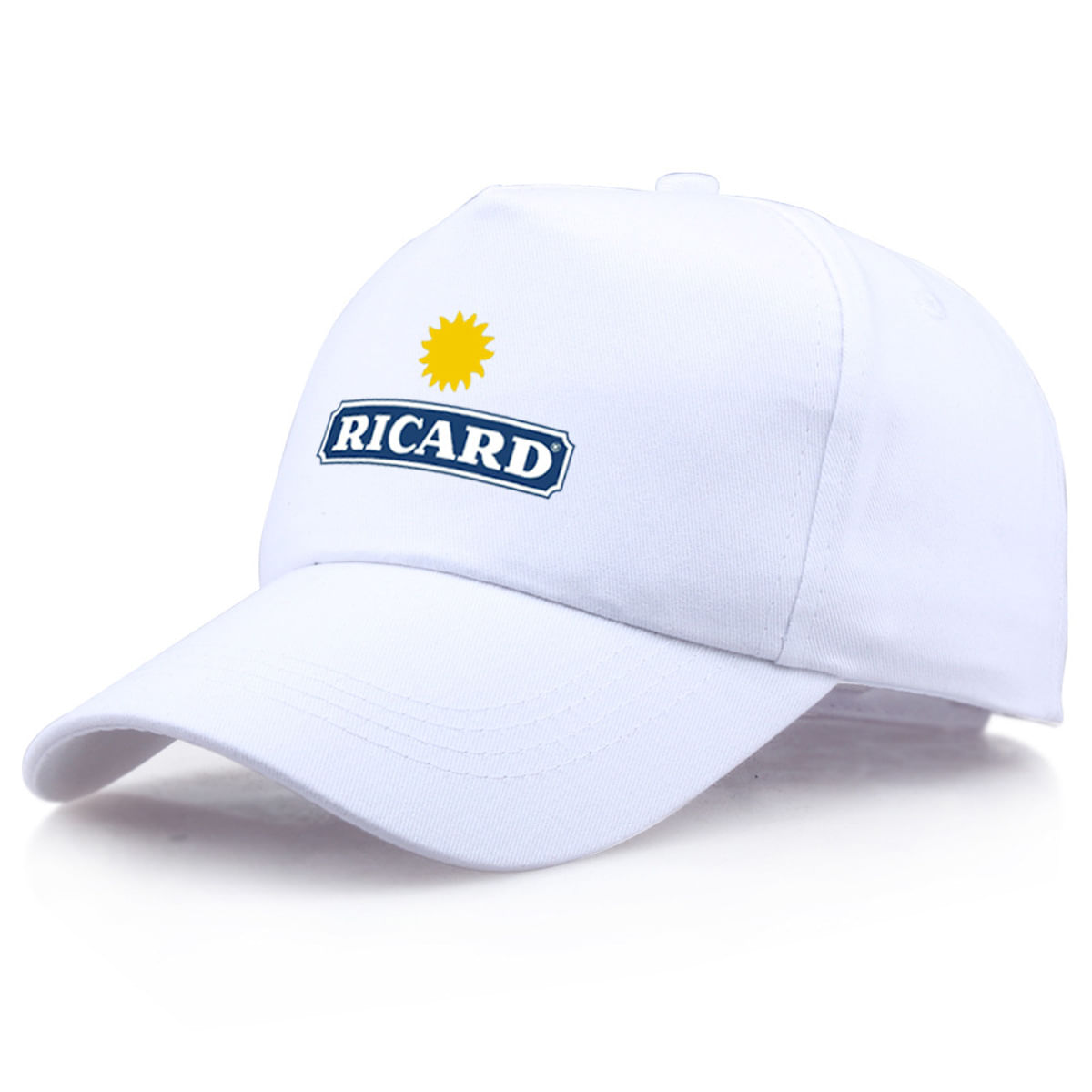 Boné De Beisebol Ricards White Anime Snapback Hat 56-58cm