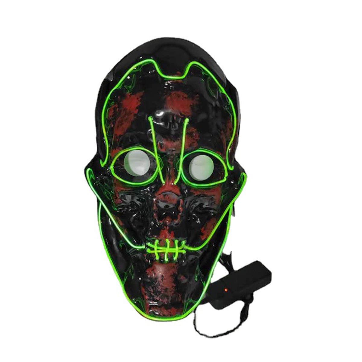 Máscara Cold Light Streamer Led Luminous Halloween Carnival