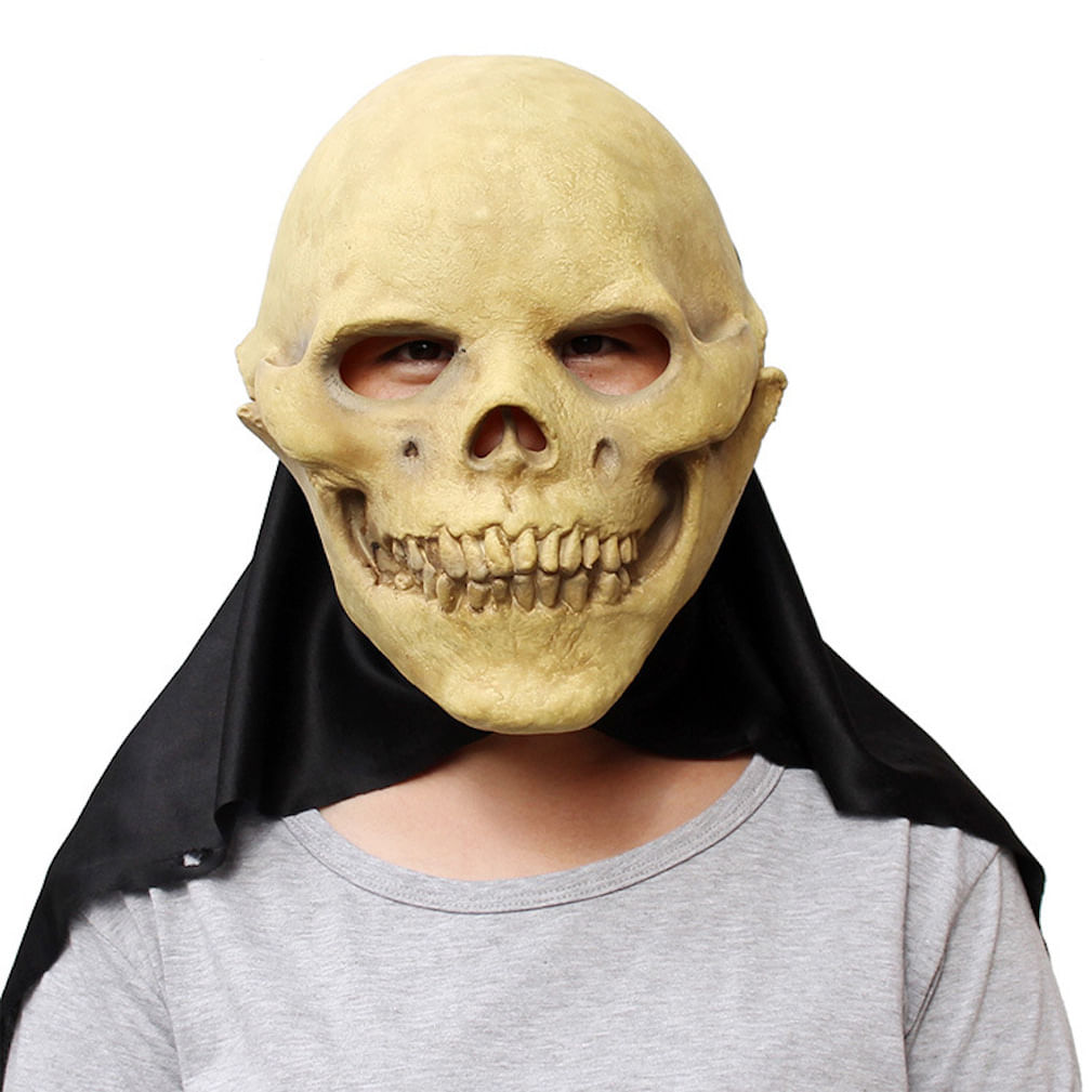 Mask Horror Spoof Skull Latex Para Fantasia De Carnaval De Halloween