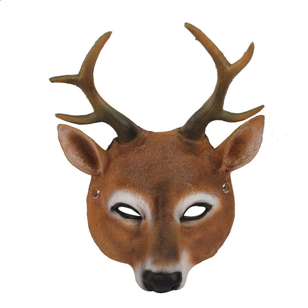 Mask Deer Pu Foam Full Face Cover Festa De Cosplay De Halloween