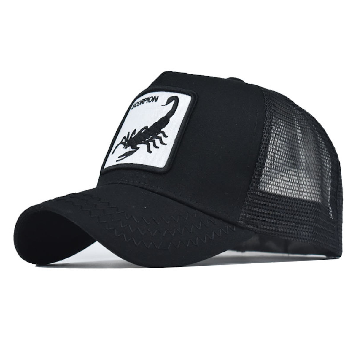 Boné De Beisebol Scorpions Anime Snapback Hat Algodão Preto