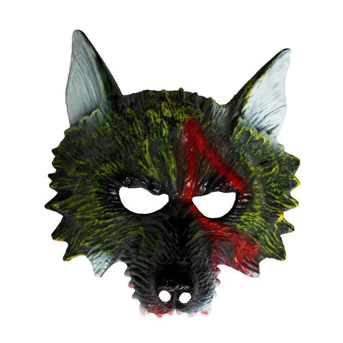 Mask Wolf Pvc Full Face Cosplay, Adereços De Fantasia Para O Halloween