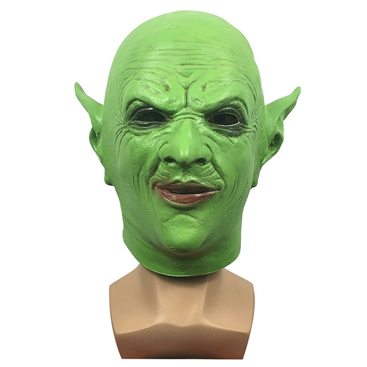 Máscara Horror Green Spoof Grimace Head Latex Scary Devil