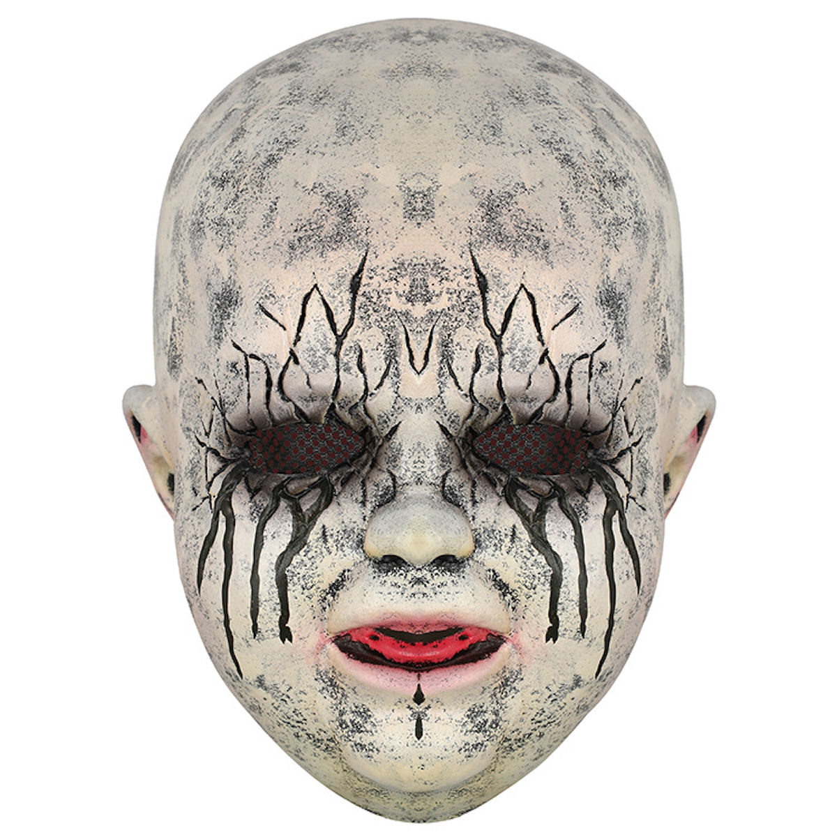 Máscara De Látex, Lindo, Azul, Bebê Chorando, Rosto, Halloween, Cosplay