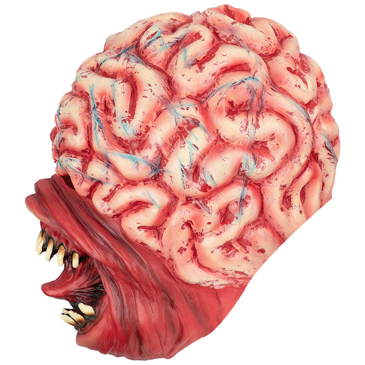 Máscara De Cosplay Brain Horror Latex Headgear Alien