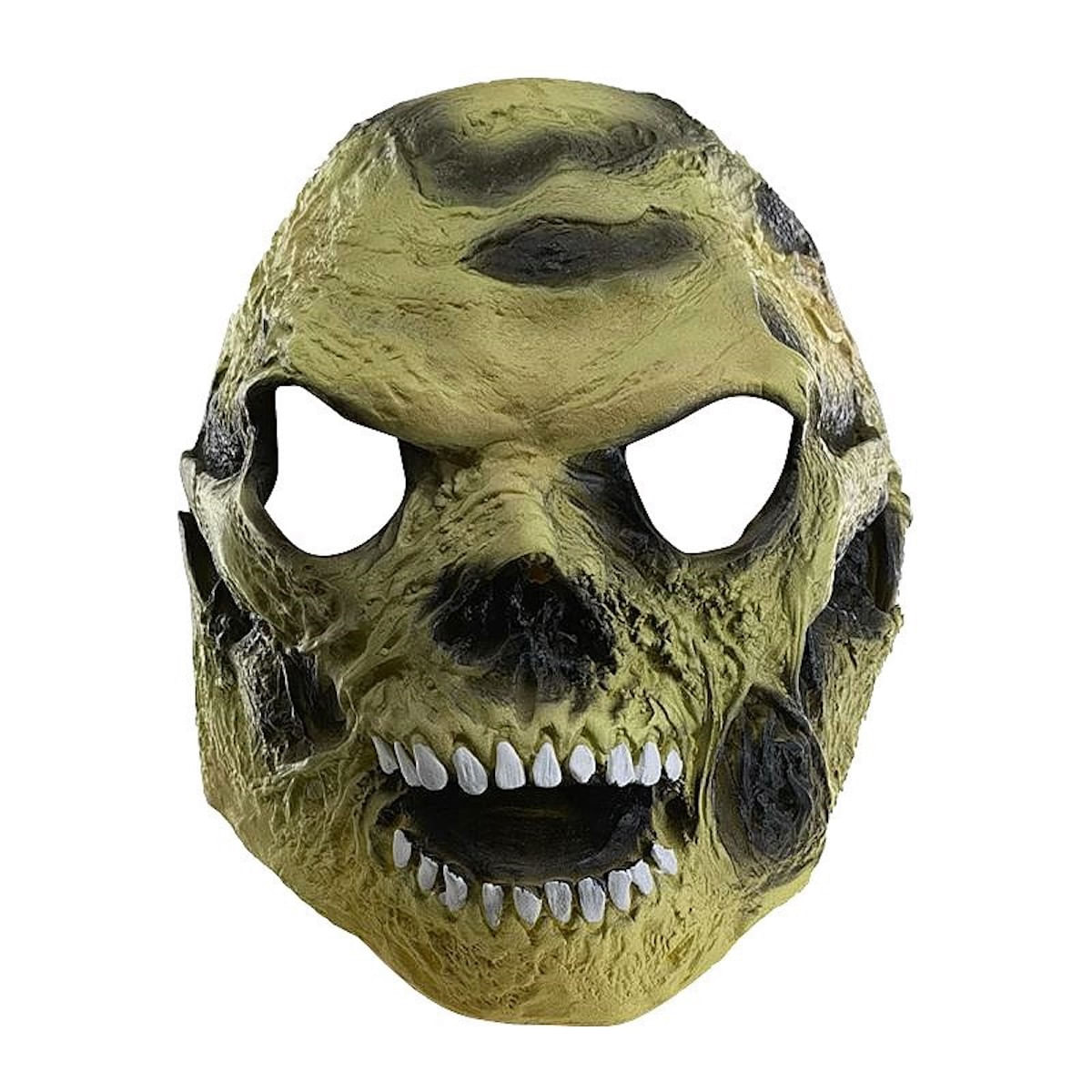 Mask Green Alien Headgear Haunted House Latex Cosplay