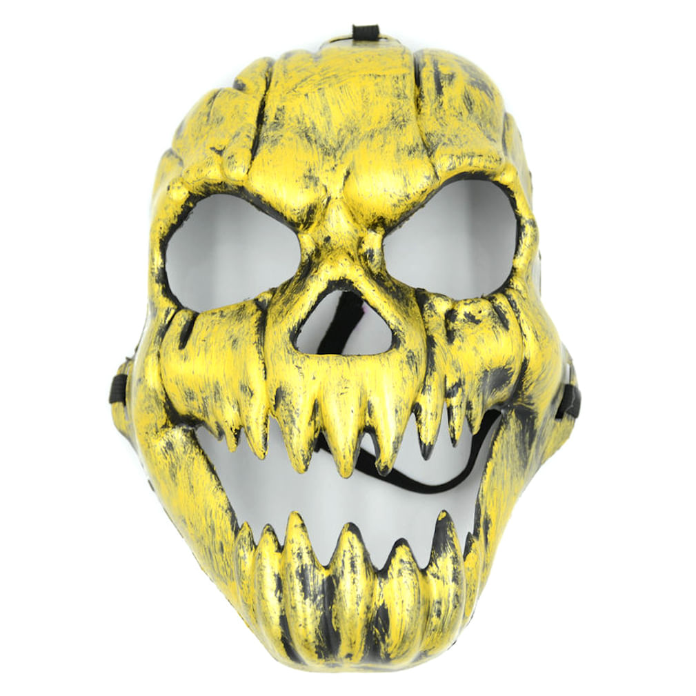 Halloween Skeleton Mask Horror Full Face Cover Plastic