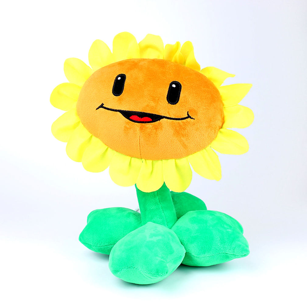 Boneca De Brinquedo De Pelúcia Plants Vs Zombies Sunflower 30cm