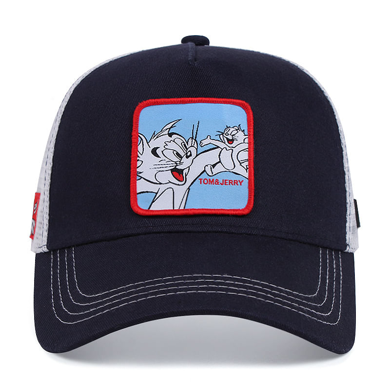 Boné De Beisebol Tom Jerrys Anime Para Crianças 56-58 Cm Ajustável