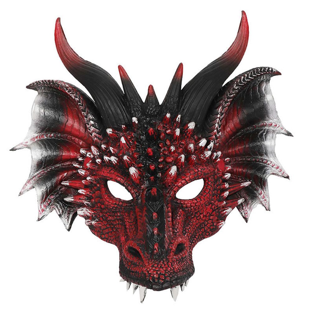 Mask Dragon Party Full Face Cover Halloween Cosplay