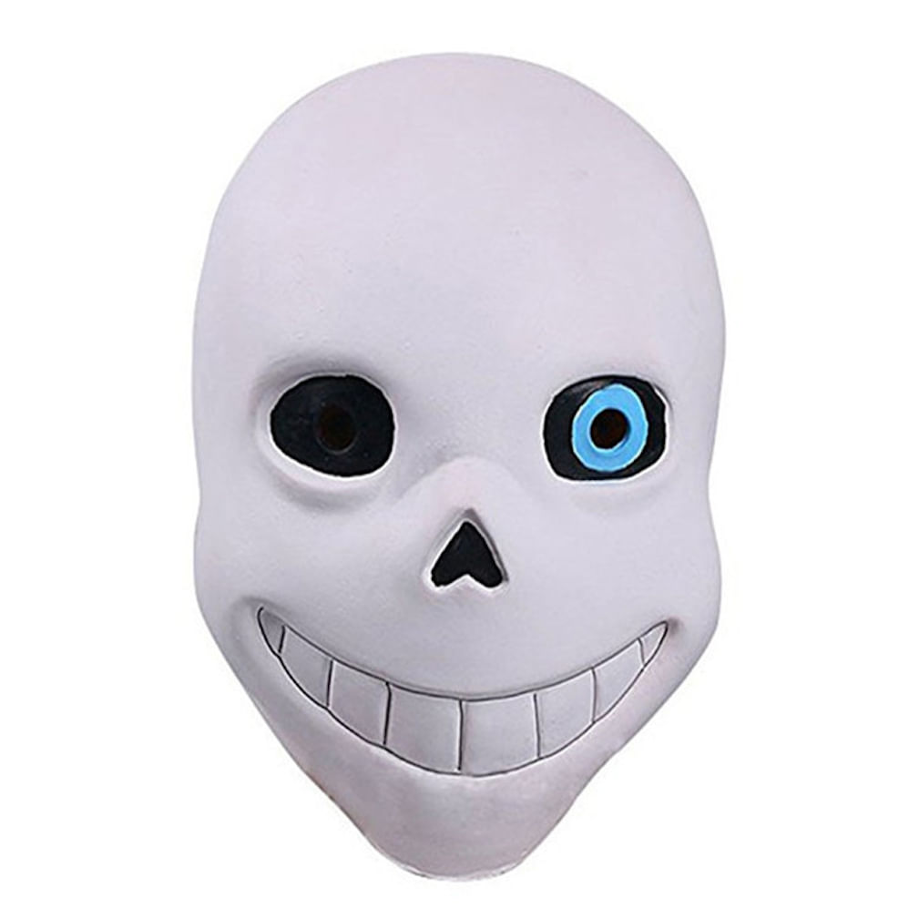 Mask Sans Undertales Latex Festa De Halloween De Rosto Inteiro
