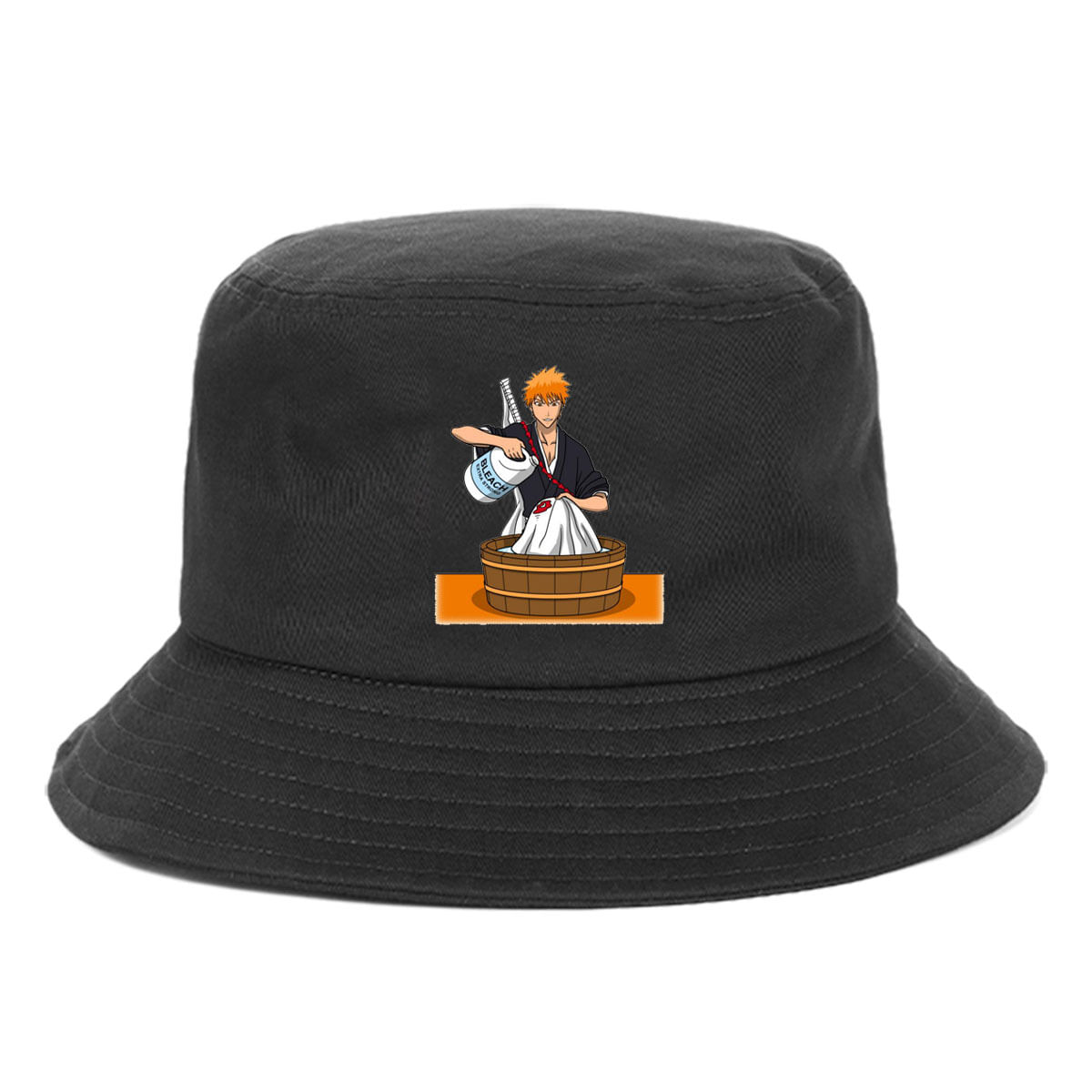 Bucket Hat Bleachs Kurosakis Ichigos Anime Unissex 56-58 Cm