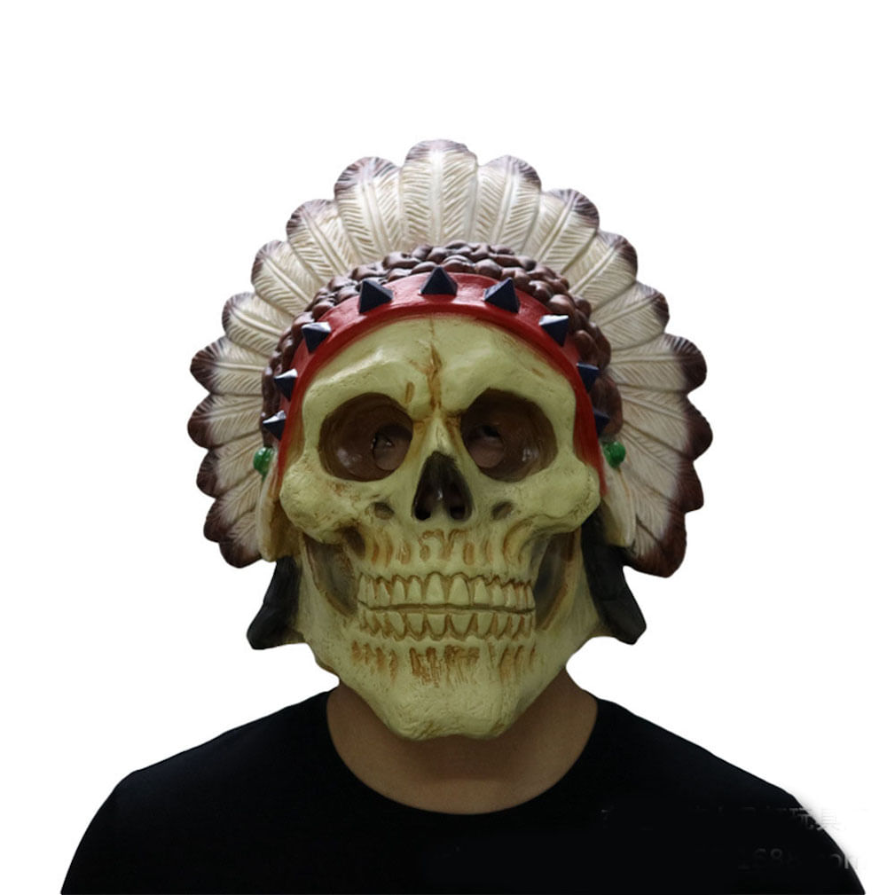Mask Horror Skull Latex Para Festa À Fantasia De Carnaval De Halloween