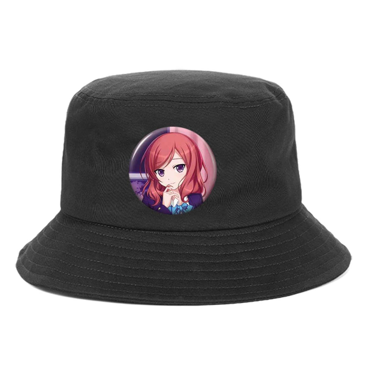 Proteção Solar De Anime Bucket Hat Loves Lives Para Adultos