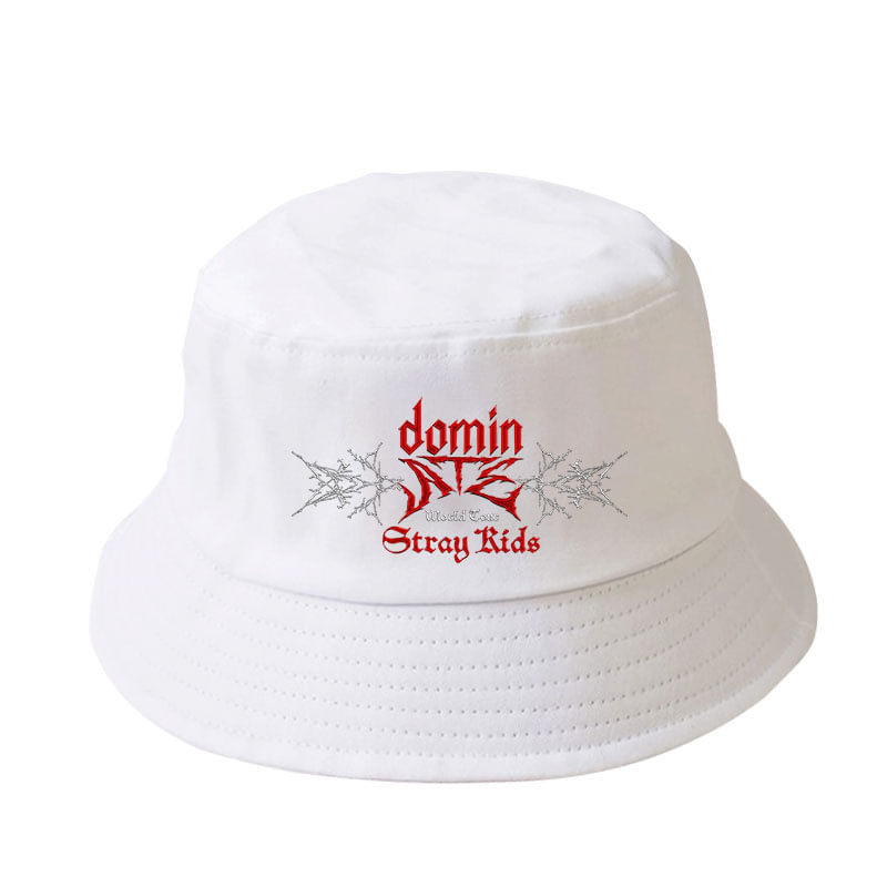 Bucket Hat Domins Strays Kids Anime Poliéster Unissex