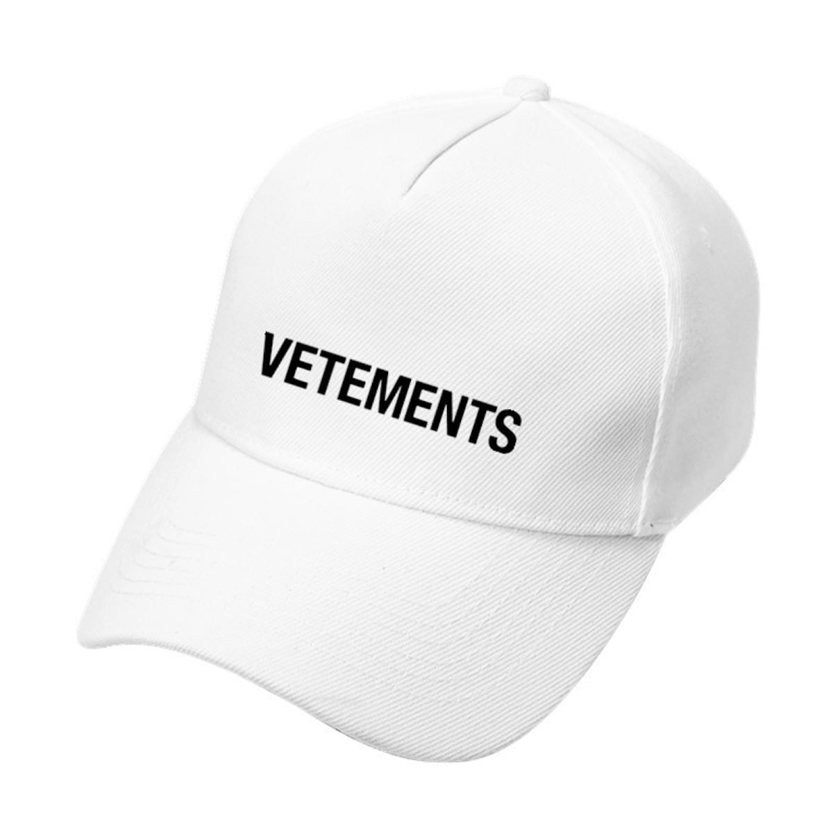 Boné De Beisebol Vetements Anime Hat Letter White Para Homens