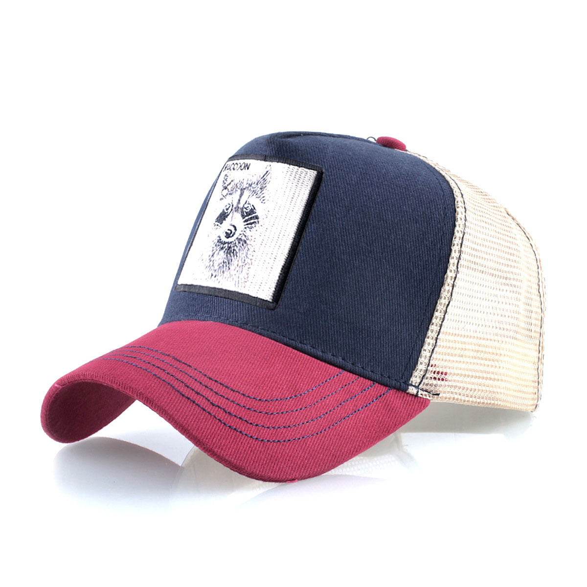 Boné De Beisebol Racoons Anime Snapback Hat Algodão 75g