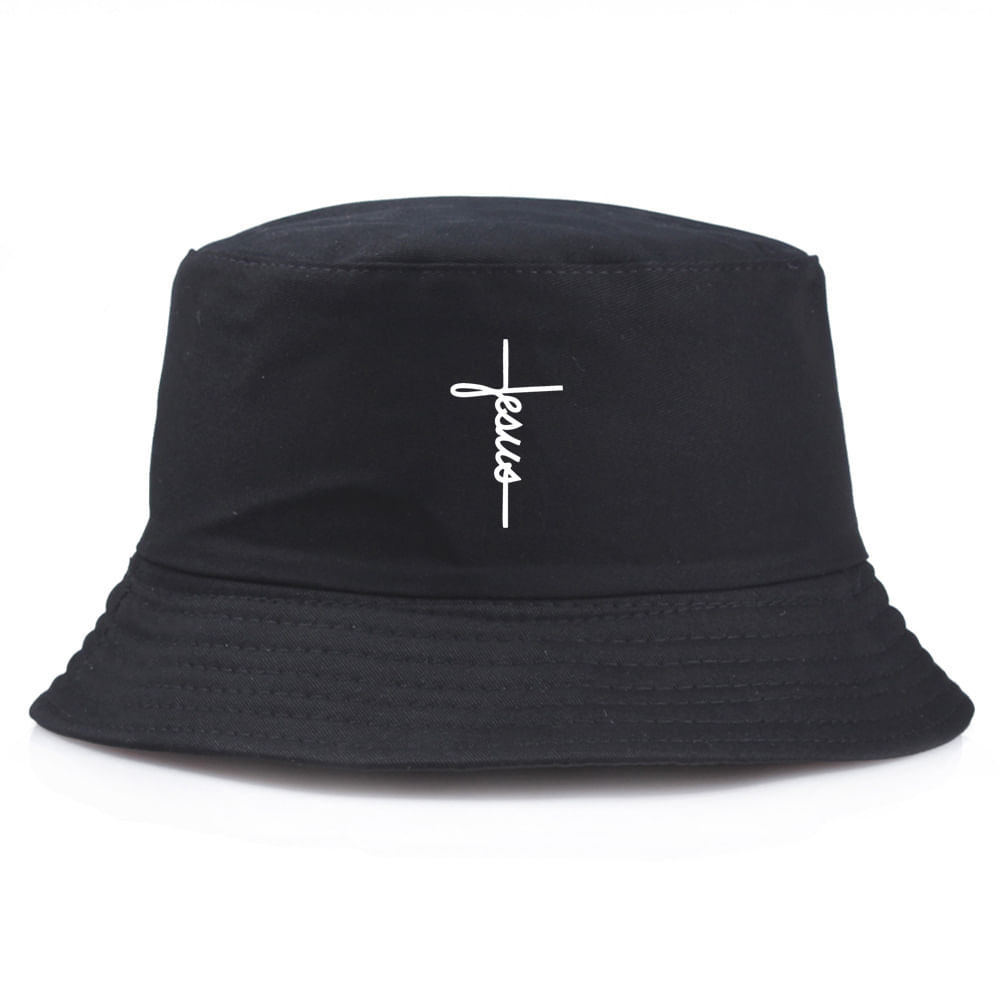 Proteção Solar De Praia Casual Unissex Bucket Hat Cross Anime
