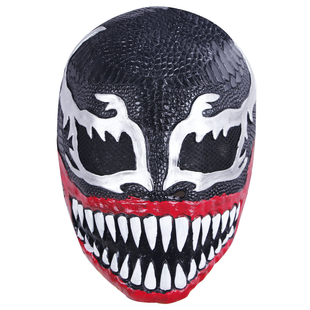 Máscara De Cosplay De Halloween Venoms Headgear Latex Para Adultos