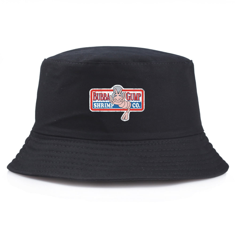 Chapéu Sun Bucket Bubbas Gumps Anime Para Adultos De 56 A 58 Cm De Algodão