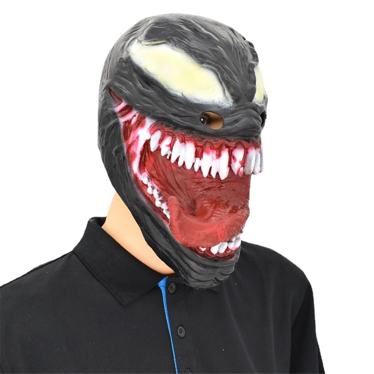 Máscara De Cosplay Venoms, Halloween, Carnaval, Páscoa, Látex, Tamanho Único