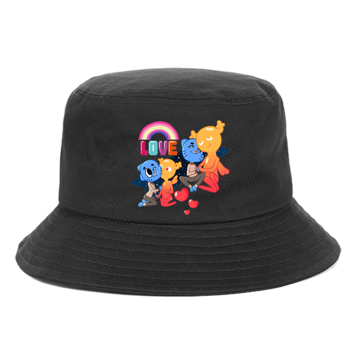 Bucket Hat Amazing Worlds Of Gumballs Anime Poliéster