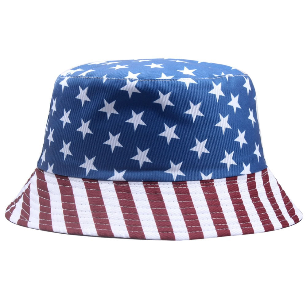 Bucket Hat Americans Flags Five-pointeds Stars Anime