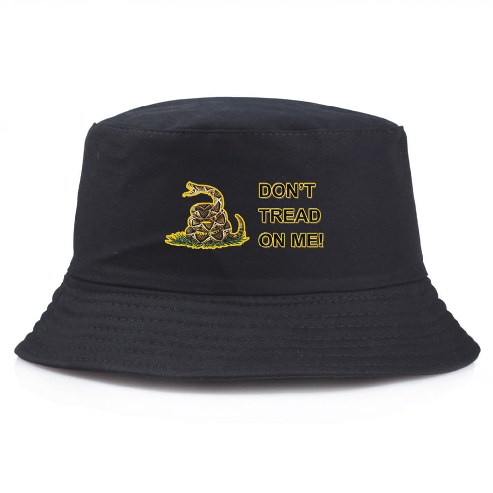 Bucket Hat Donts Treads On Me Anime Protection Algodão