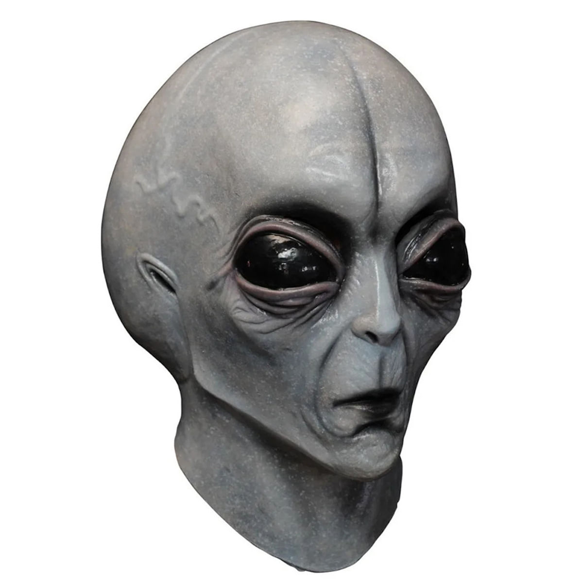 Traje De Cosplay De Halloween Com Chapéu De Látex Mask Alien