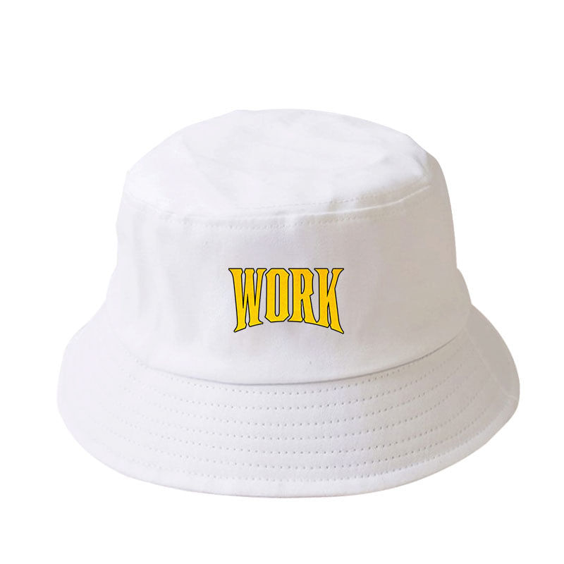 Bucket Hat Works Anime, Unissex, Casual, Protetor Solar De Praia
