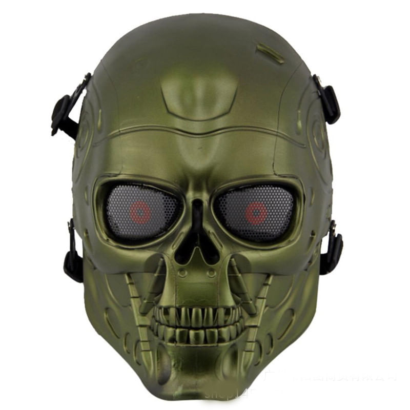 Cosplay Mask Terminators Halloween Prop Plastic Grey