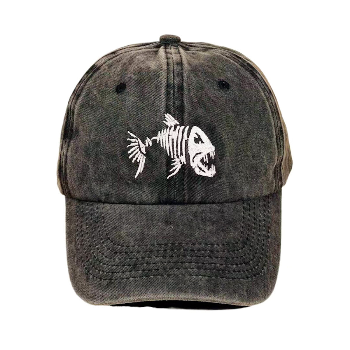 Boné De Beisebol Fishs Bones Anime Snapback Hat Para Adultos
