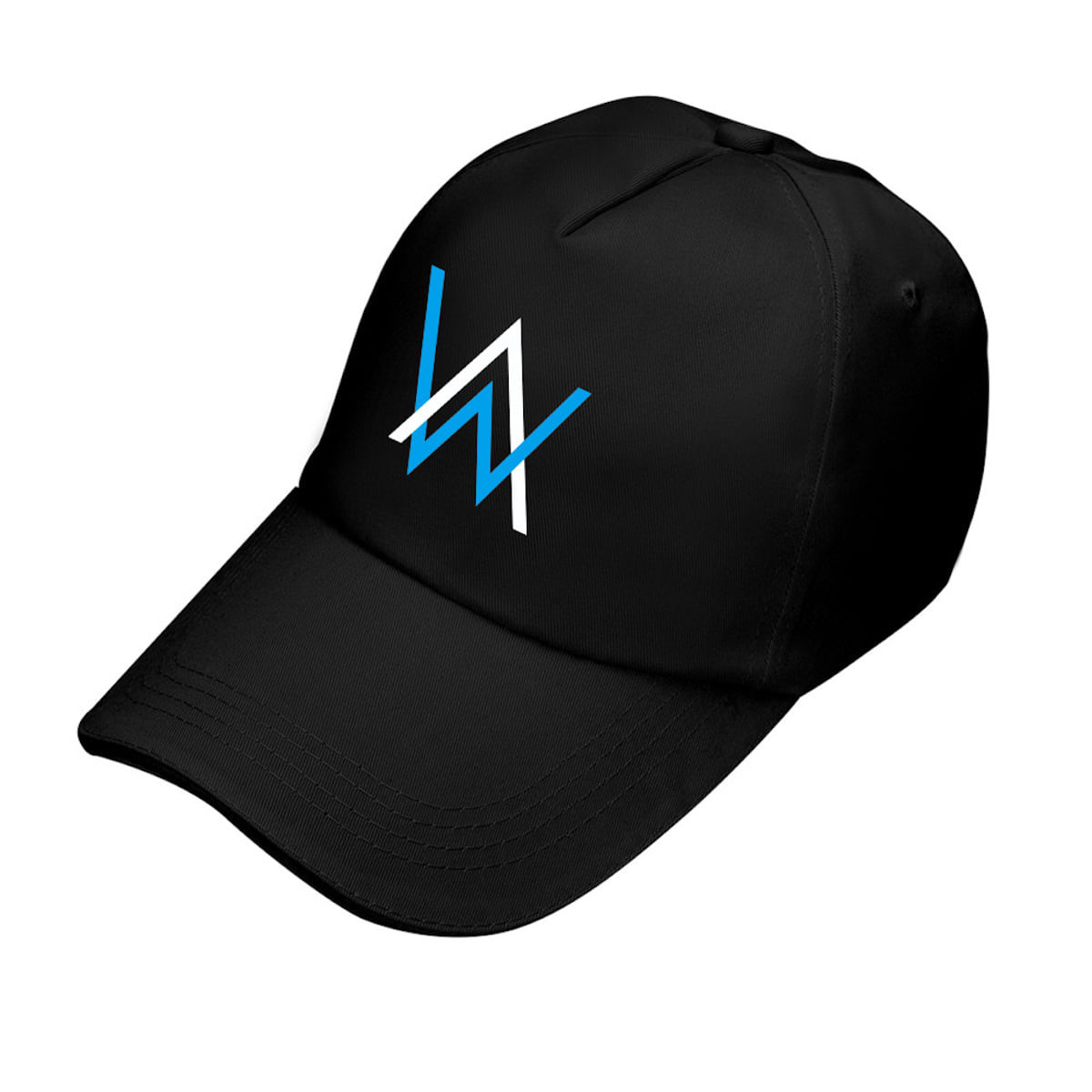 Boné De Beisebol Alans Walkers Anime Snapback Hat Algodão Preto