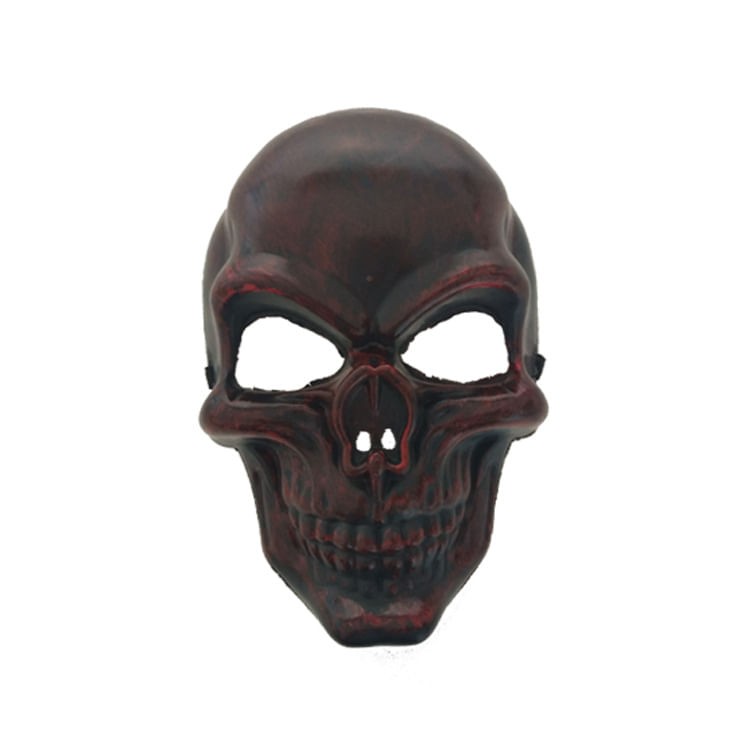 Máscara De Cosplay Burgandy Skeleton Party Plastic Overhead