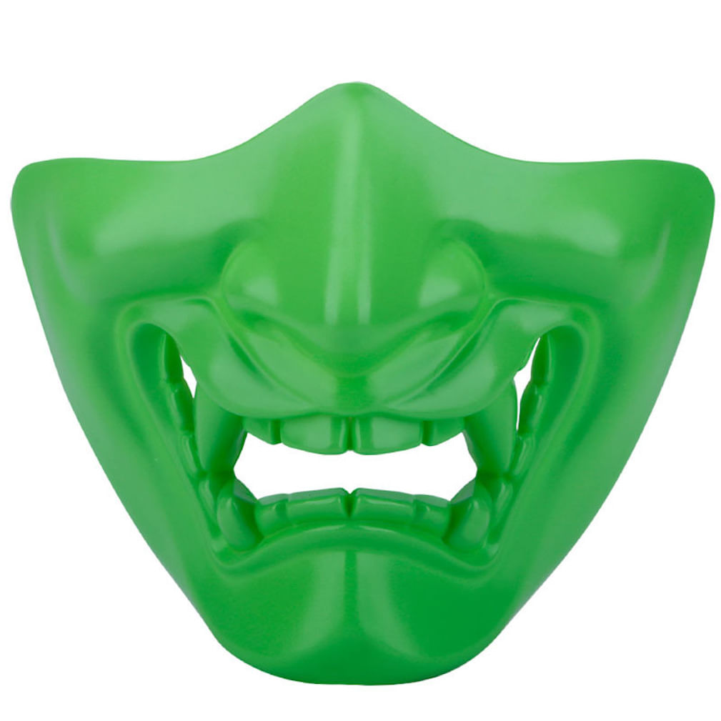 Mask Ghost Green Half Face Costume Play Halloween Party